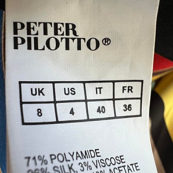 Peter Pilotto Hendrix Peplum Midi Dress Size 4 - Picture 9 of 10